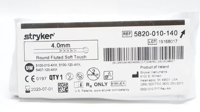 Stryker 5820-010-140 4.0mm Round Fluted Soft Touch Bur (x)